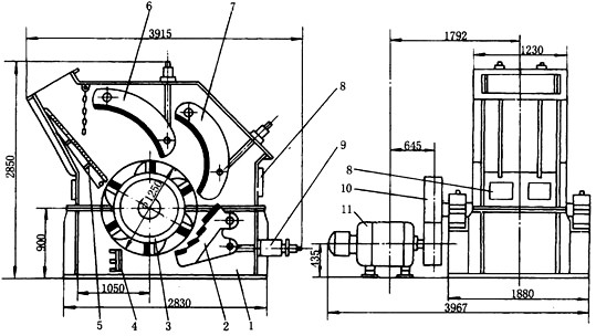 Single Stage Hammer Crusher