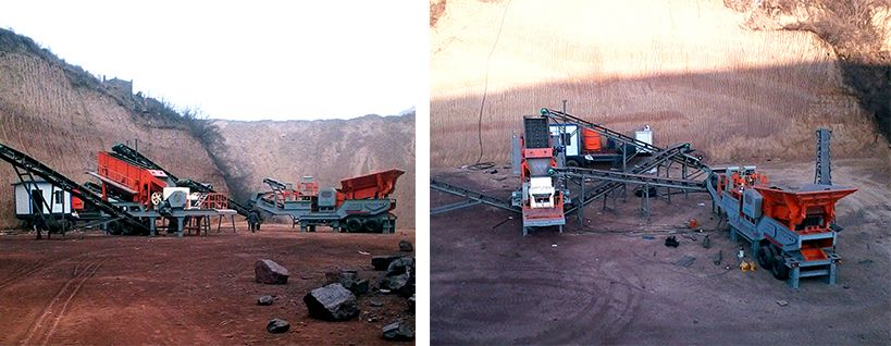 Mobile Crusher production line Mobile Crusher production line