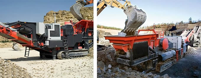 Crawler mobile crusher