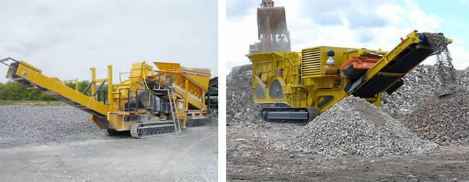 Crawler mobile crusher