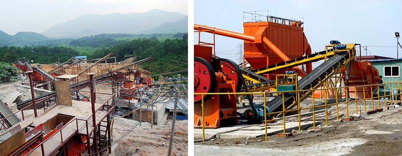 Copper ore crusher plant