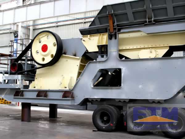 Jaw mobile crusher