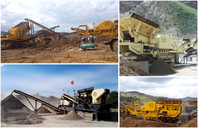 Mobile VSI Crusher Production Site